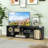 2 Pcs Adjustable Tv Stands With Storage Cubes For Tvs Up To 55 Inches Cabinets -1984945152