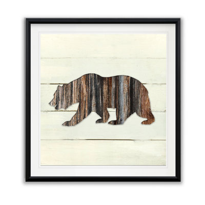 Ours des bois - reproduction sur toile