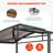 8 Ft. W X 5 Ft. D Steel Grill Gazebo