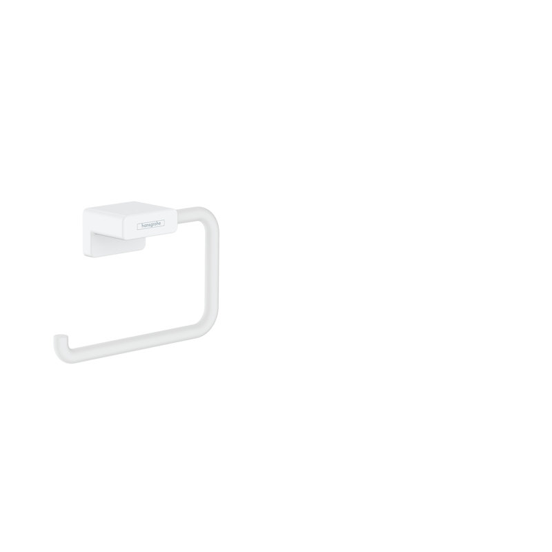 Porte-rouleau sans couvercle Hansgrohe AddStoris, Blanc mat