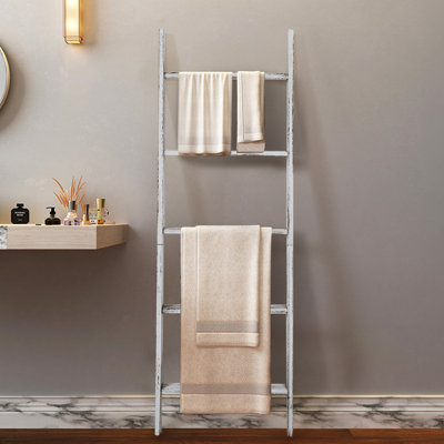 Wood Wall-leaning 4.5 ft Blanket Ladder