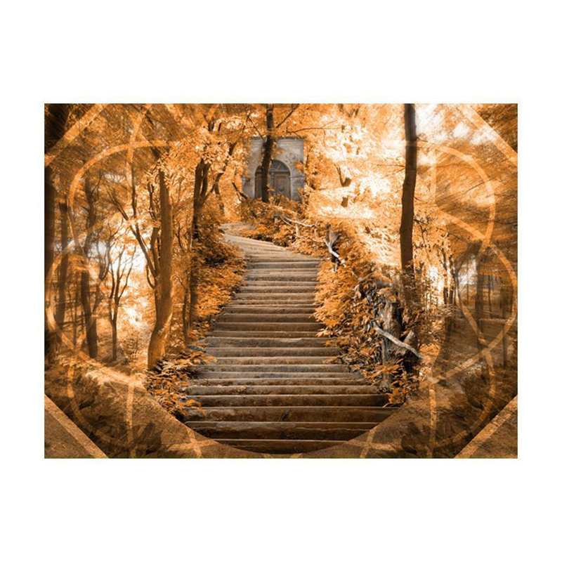 Murale de l'escalier au paradis, L 121 po x l 157 po