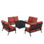 Paili Outdoor 5 - Piece Conversation Set-1894700300