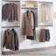 Devi White Wall Mounted Wood Closet System-393772773