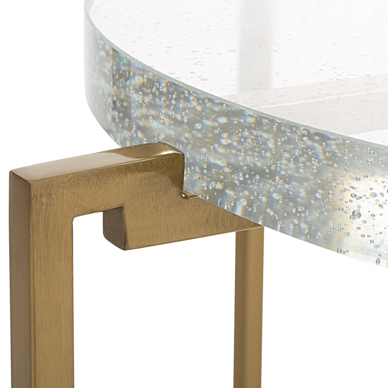 Glass End Table