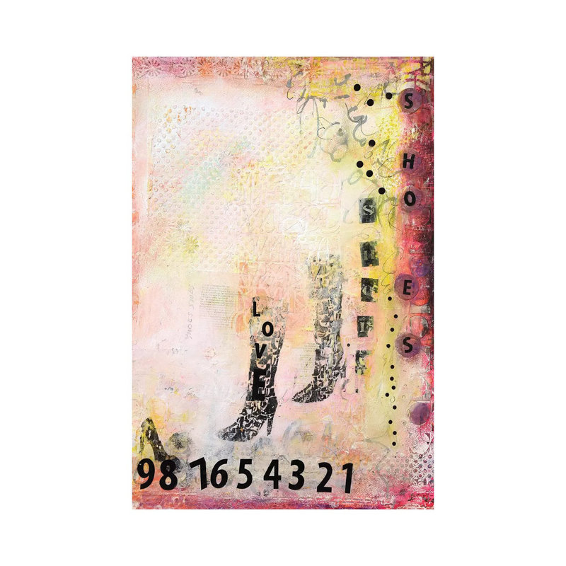 We Love Shoes I by Deb Chaney - Print on Canvas, 30.48 cm H x 45.72 cm W, Wrapped Canvas