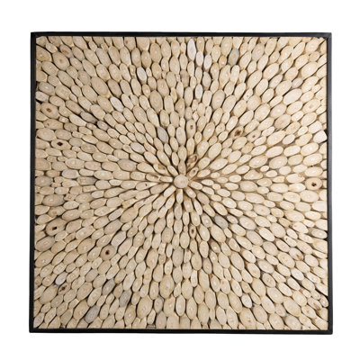 Handmade Abstract Wall Decor on Solid Wood