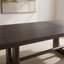 Table de salle à manger Zoko, base en piédestal, bois massif 83 po-111934008