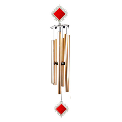 Grand verre 50 po - verre rouge - tube