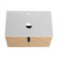 Meuble-lavabo mural avec lavabo d'art en céramique et dalle de pierre artificielle, portes à fermeture en douceur, contreplaqué durable pour un assemblage et un rangement faciles-1436435281