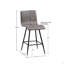 Tabouret de comptoir pivotant en similicuir