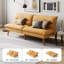  Futon convertible en velours côtelé 71 po Tor Lawrence-2082329819