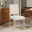 Ensemble de table de salle à manger 5 pièces pour 4 personnes, avec 4 chaises rembourrées en bois massif-883723555-883723564