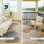 Tapis géométrique Ceajay ACN3085 lavable à la machine pour l'intérieur et l'extérieur-145386600-145386606