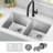 KRAUS Standart Pro Undermount 16 Gauge Stainless Steel Bar Kitchen Sink-98155499-98155500