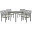 Outdoor Sterger 4 Seater Dining Set with Cushions-19824214