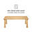 Fiorinda Solid Wood Coffee Table-1384377753