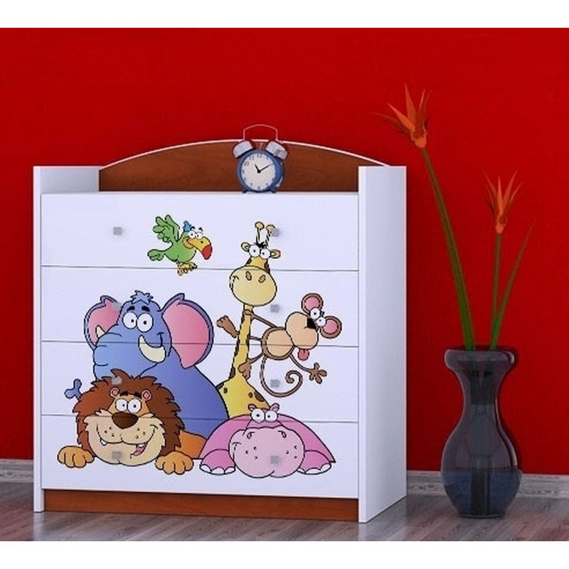 Newlon Kids 4 - Drawer Chest, Brown