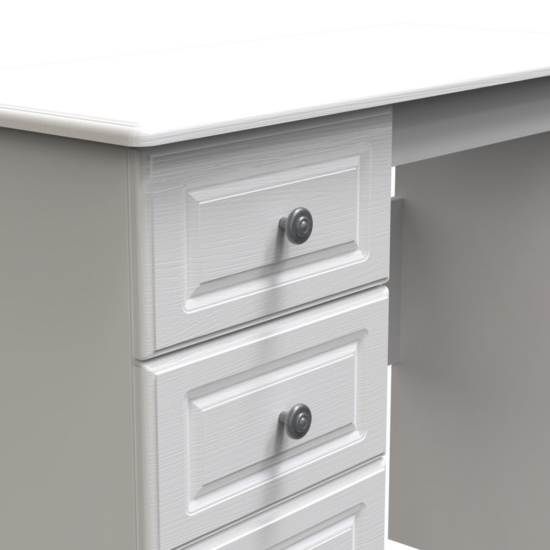 Fully Assembled Argyle Dressing Table, White
