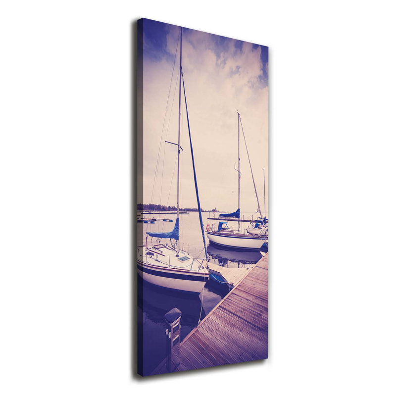Yachts - Wrapped Canvas Print