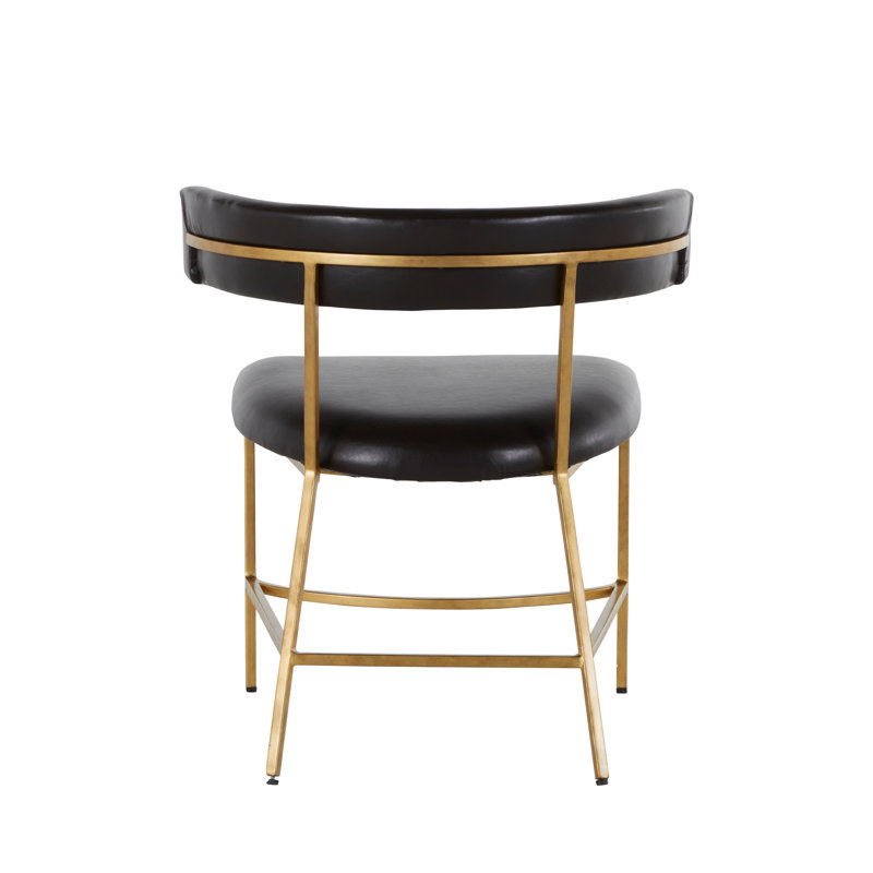 Matthew Wing Back Side Chair in Black