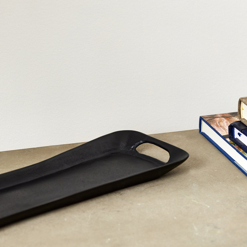 Plateau de table basse Callum, Noir