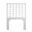 Ivy Twin Headboard And Nightstand Set – Navy Blue-602419320-602419321-588203215