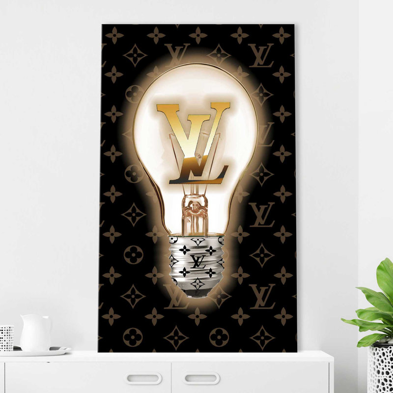 Louie Vuitton Is Away A Good Idea (Vertical) par By Jodi - impression, Toile tendue, H 40 po x l 24 po x P 1,5 po