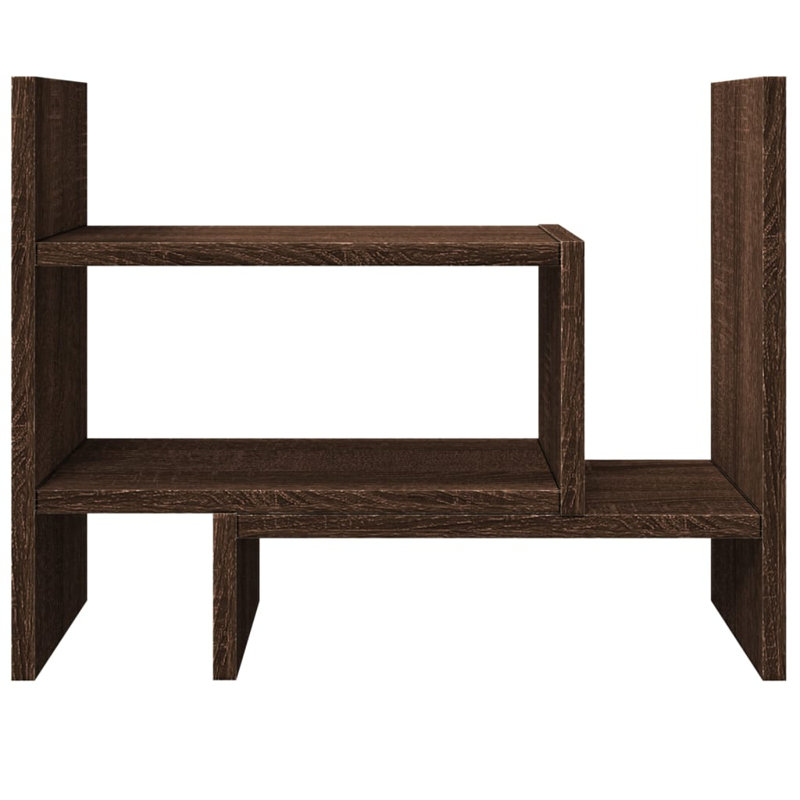  Desk Organiser 38.5X17x39 Cm Engineered Wood, Brown Oak