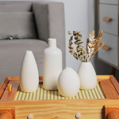 Porcelain China Table Vase - Set of 4