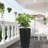 2 Large 22 - Inch Faux Planters With Water Level Monitor And Automatic Watering Feature For Indoor Outdoor Spaces Such As Porch Auto Use In Patio Garden-86367927