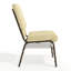 Chaise d'église en tissu 18,5 po Bernardston-22165229-22165231