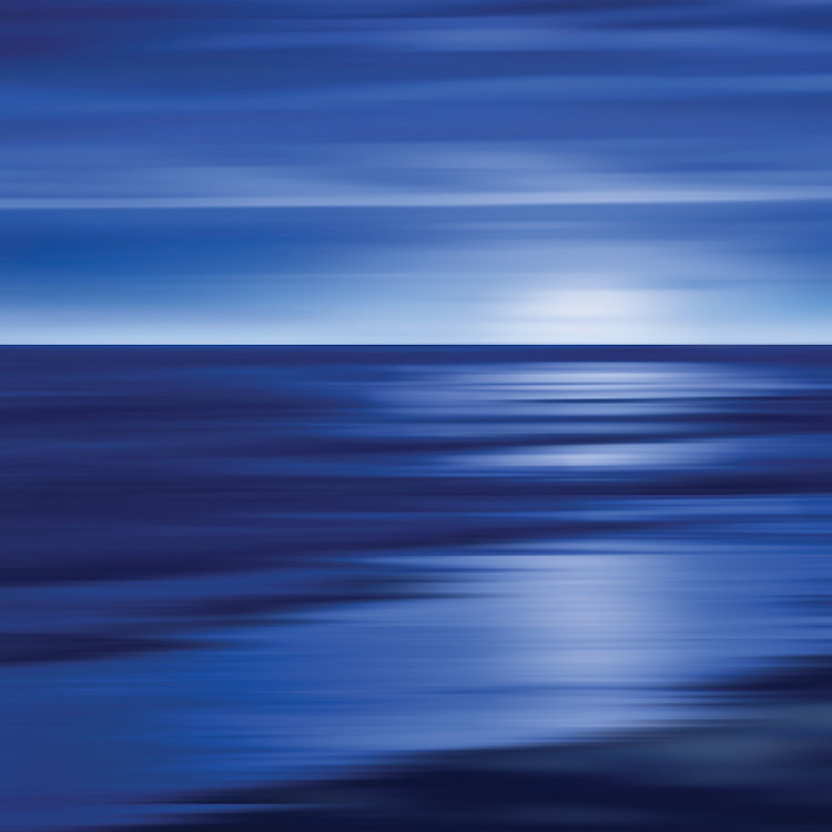 «Midnight Blue», impression sur toile, H 37 po x l 37 po x P 1,5 po