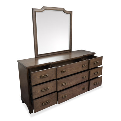 Galbraith Drawer Dresser With Shaped Mirror