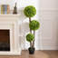 Topiaire faux buis en pot