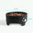 Outdoor Portable Propane Fire Pit with Quick Connect Regulator