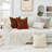 Corduroy Striped Corduroy Pillow Cover Square Modern Gradient Pillow Cases for Sofa,  Decorative Cushion Cover-853778959-843746527