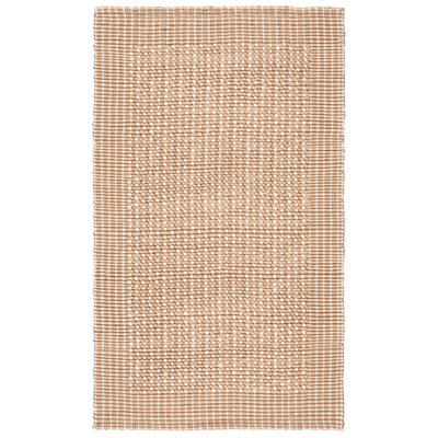 Tapis ivoire / beige tissé à la main erroll Pollux