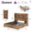 Cadre de lit Coey Queen Size avec 4 tiroirs de rangement, brun-1503422358-1503422361