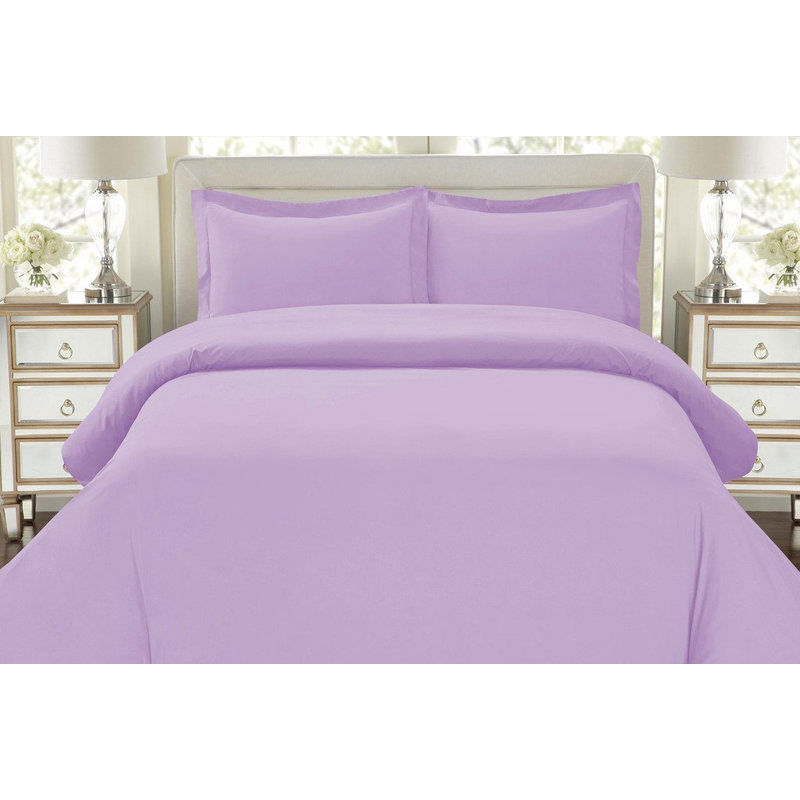 Ensemble de housse de couette, Double / grand, Lilas