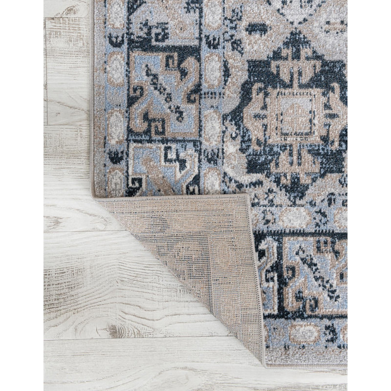 Taslin Rug, Blue, Rectangle 2' x 3'1''