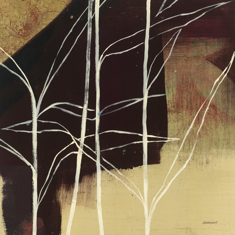 Sun Stems Tile IV by Kathrine Lovell - 1 Piece Wrapped Canvas Painting, 51cm H x 51cm W