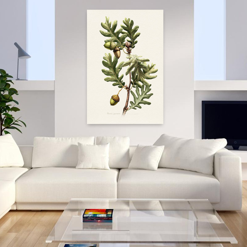Art contemporain contemporain, paysage de forêt abstrait, H 48 po x l 32 po