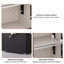Coffre-fort de 2,0 pieds cubes avec sac de documents ignifuge, coffre de sécurité en acier robuste, clavier numérique, 3 méthodes de déverrouillage, mode double alarme et mode silencieux, 2 tablettes réglables pour le bureau à domicile