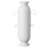 White Metal Floor Vase With 2 Gold Handles For Entryway, Living Room, or Dining Room