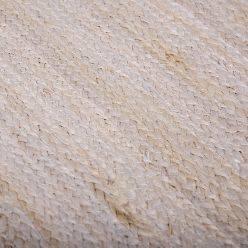 Tapis 100% jute tissé à la main, Rectangle 5 pi x 7 pi 9 po