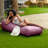 Gemma Arlo Outdoor Bean Bag Sun Lounger with Pillow-1077690596