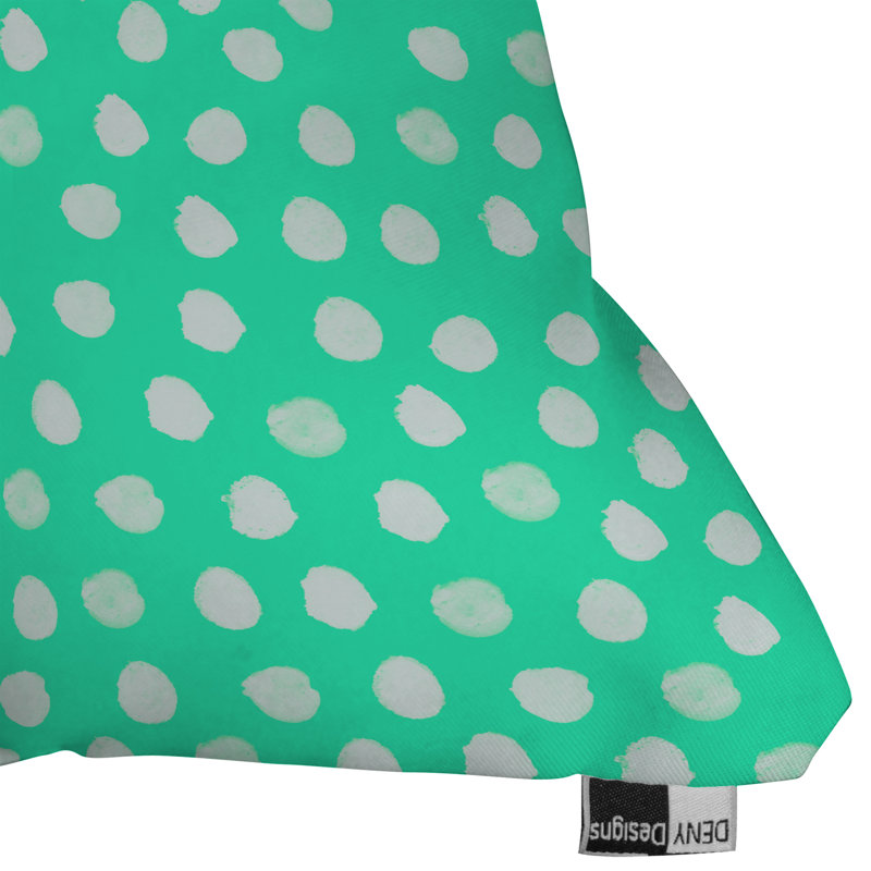 Coussin décoratif, 18 po x 18 po, Vert