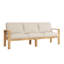 Ensemble de canapé modulaire d'extérieur 3 pièces