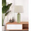 Cylinder 55cm Metal Ceramic look Table Lamp-321059713-321059724